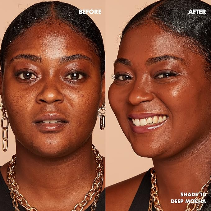 NYX PROFESSIONAL MAKEUP Bare With Me Tinted Skin Veil, Lightweight BB Cream - Deep Mocha