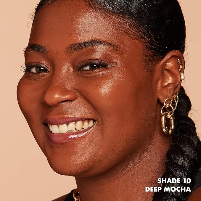 NYX PROFESSIONAL MAKEUP Bare With Me Tinted Skin Veil, Lightweight BB Cream - Deep Mocha