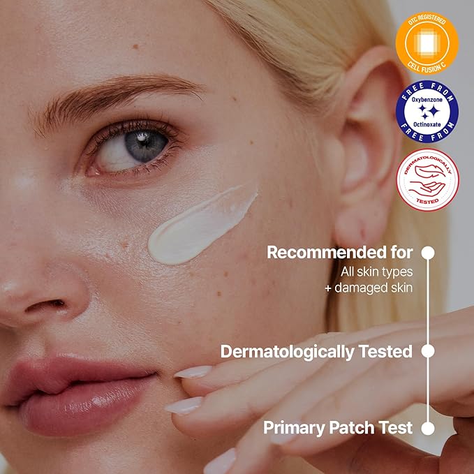 Cell Fusion C Laser UV Defense Face Sunscreen SPF 50, No White Cast and Soft Matt Finish, PDRN & 6 Ceramides Broad Spectrum Korean Sunscreen for Face, 50ml / 1.69 fl.oz
